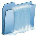 Blue Waterfall Icon